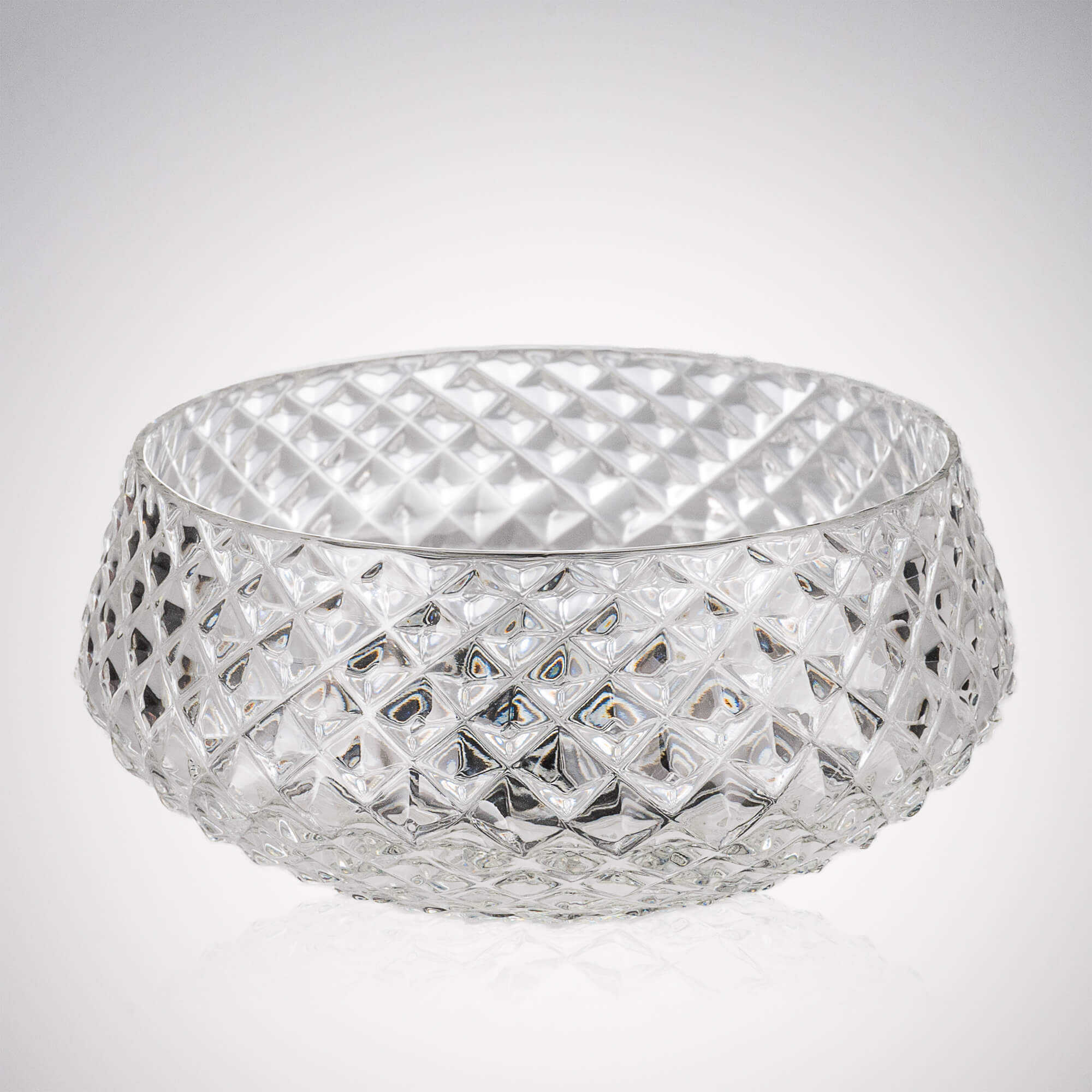 Soda Lime Glass Medium Serving Bowl