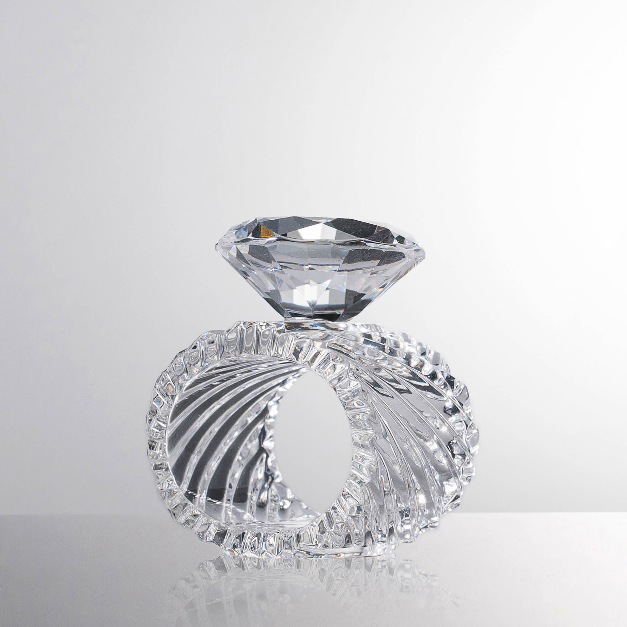 Soda Lime Glass Napkin Ring