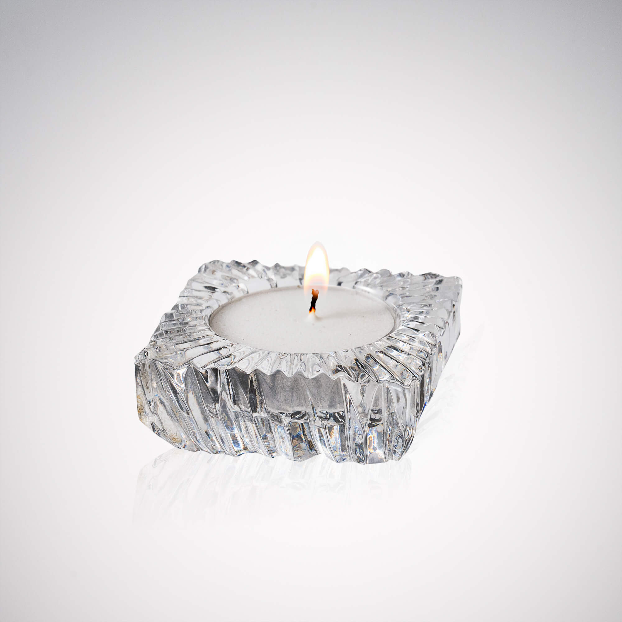 Soda Lime Glass Square Diya